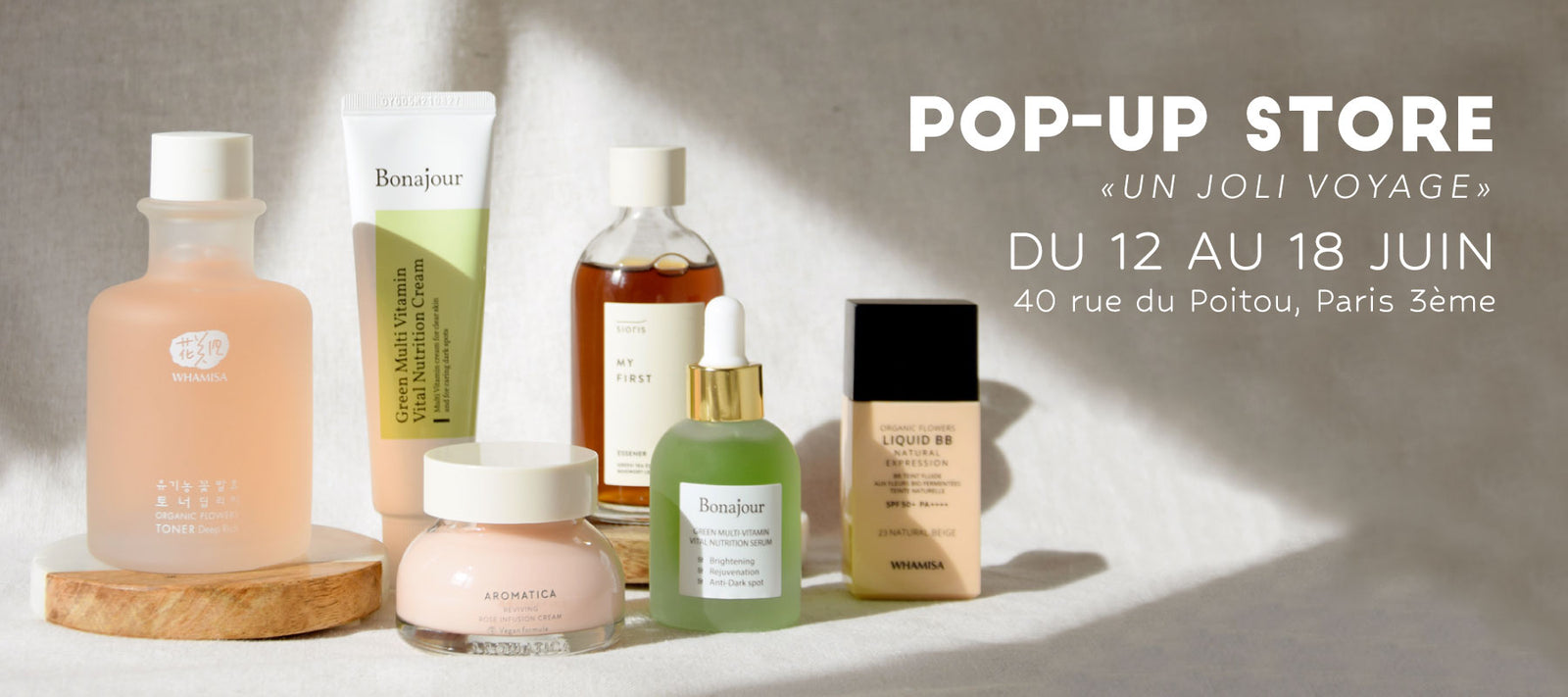 Boutique à Paris de Cosmétiques coréens au sein d'un Concept Pop-Up Store inédit à Paris : Toute la sélection MY-KARE des meilleurs soins du visage coréens Clean et autres objets venus du Japon et d'ailleurs