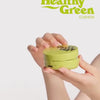 UNLEASHIA Satin Wear Healthy Green Cushion