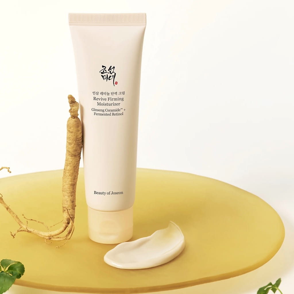 Flacon de la crème de nuit anti-âge et fermeté Beauty of Joseon Ginseng Retinol Firming Cream 60ml.