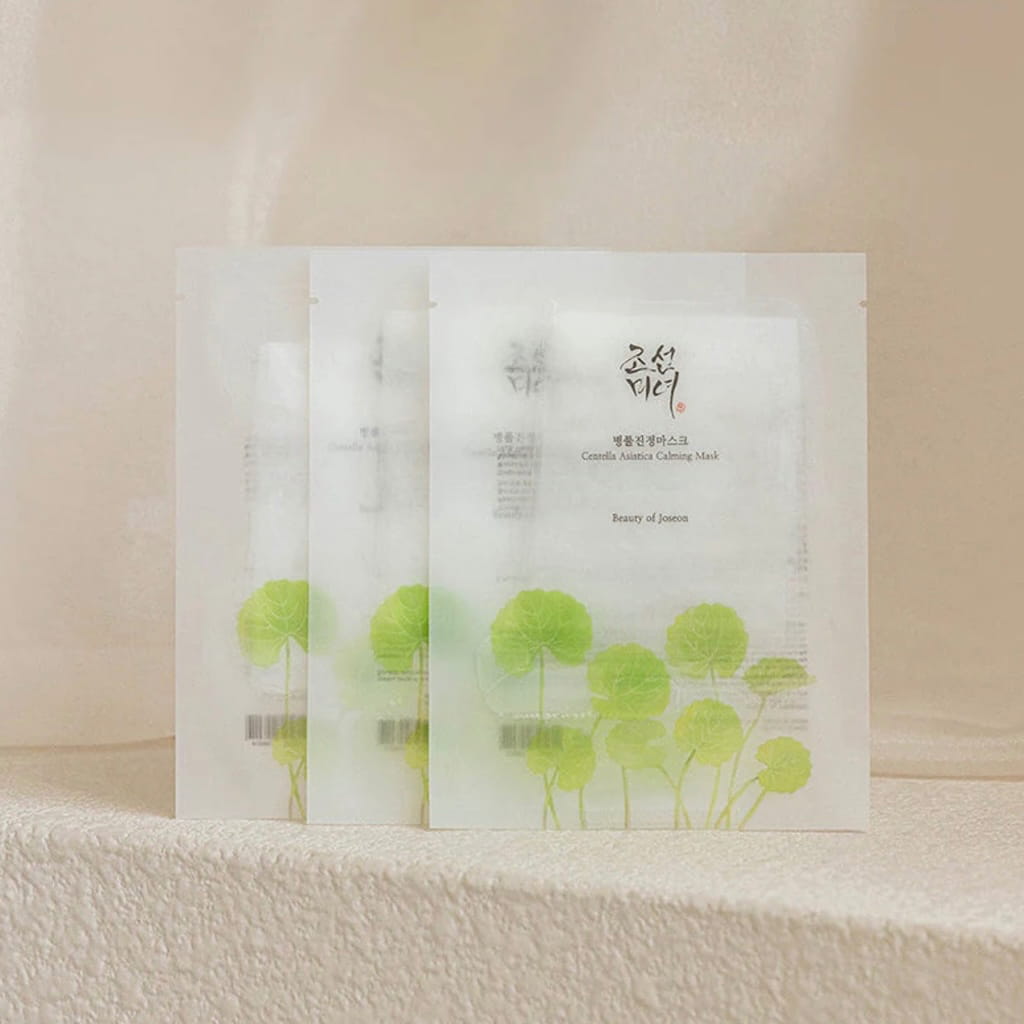 Sachet du masque en tissu apaisant Beauty of Joseon Centella Asiatica Calming Mask.