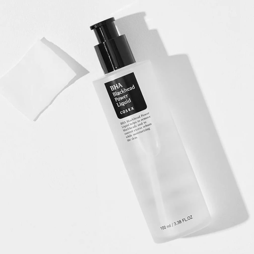 Texture fluide, claire et légère du soin exfoliant BHA COSRX.