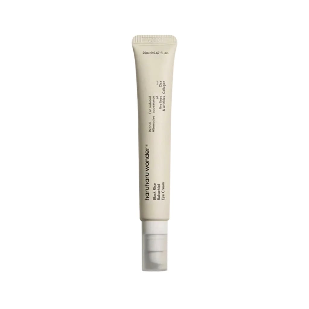 Tube du soin contour des yeux anti-rides Haruharu Wonder Black Rice Bakuchiol Eye Cream 20ml.