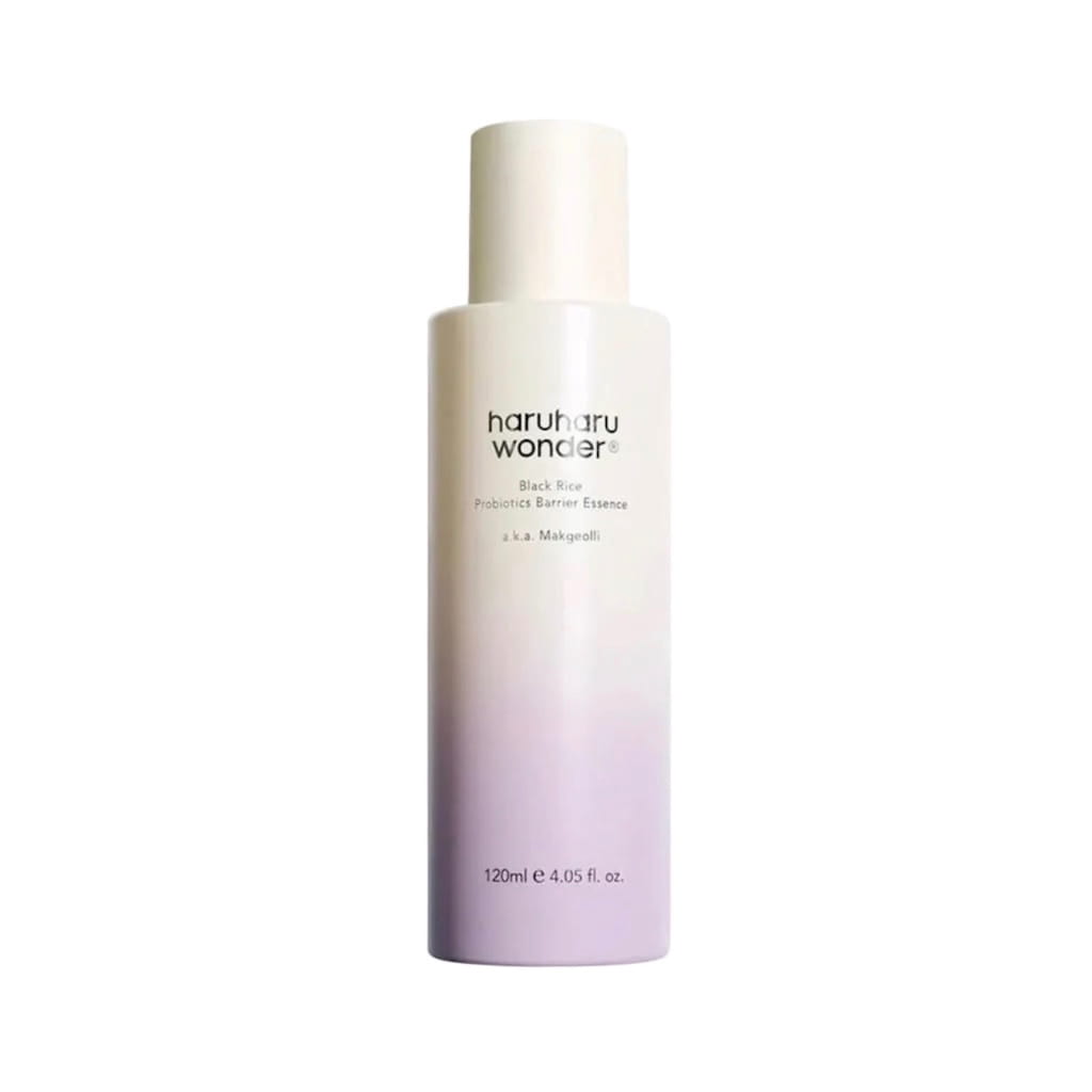 Flacon de l'essence réparatrice Haruharu Wonder Black Rice Probiotics Barrier Essence 120ml.