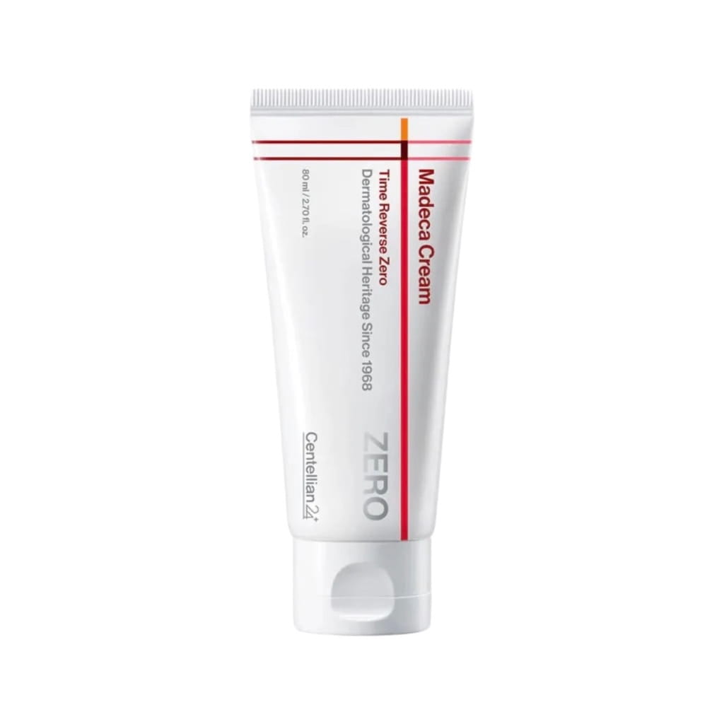 Tube de crème réparatrice et anti-âge Centellian24 Madeca Cream Time Reverse Zero Season 7 80ml.