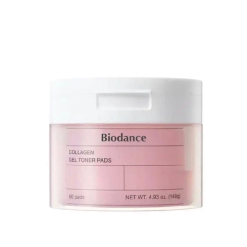 Pot de 60 disques toniques au collagène BIODANCE Collagen Gel Toner Pads.