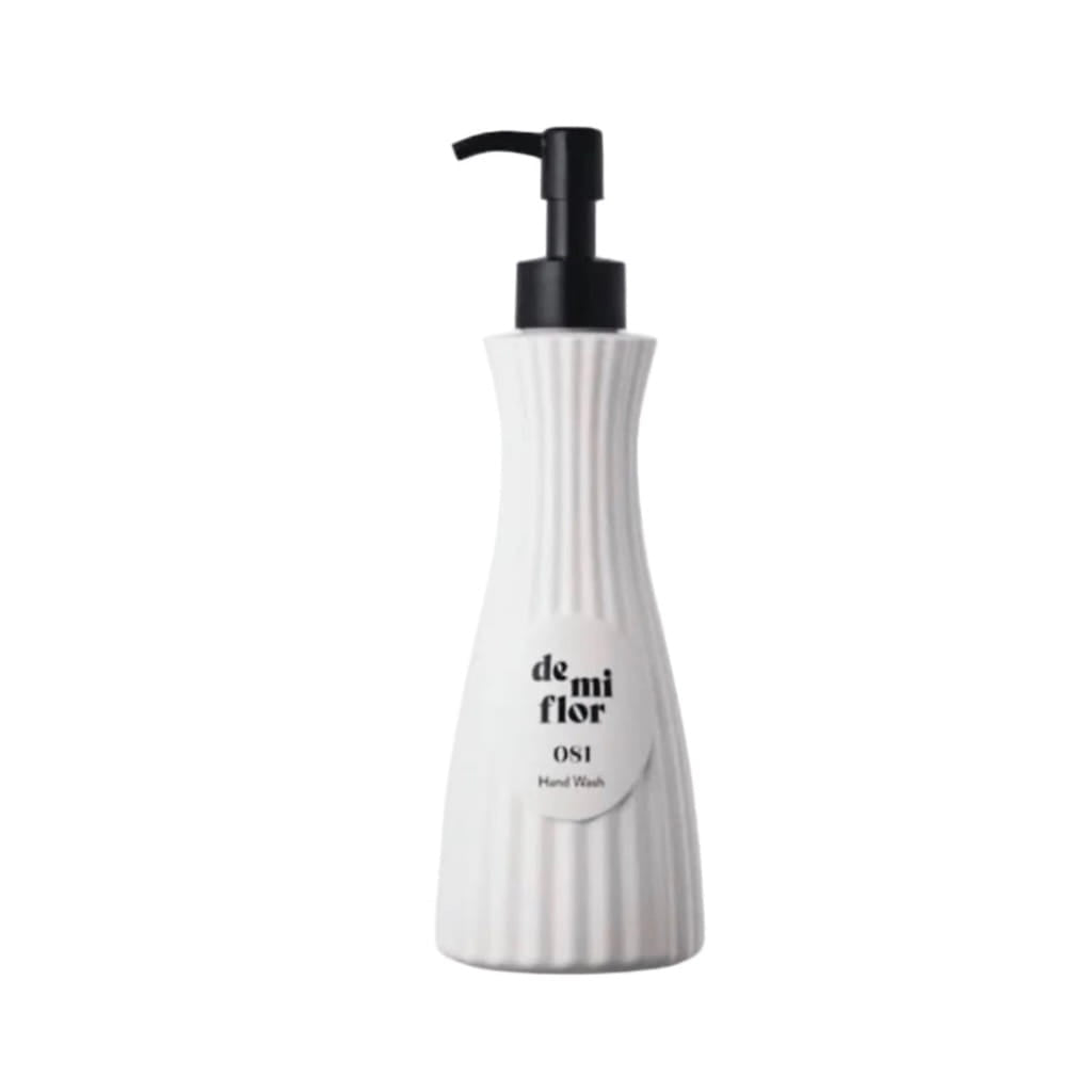 Flacon pompe du savon liquide nettoyant pour les mains DE MI FLOR Hand Wash 081 Fleurage 250g.