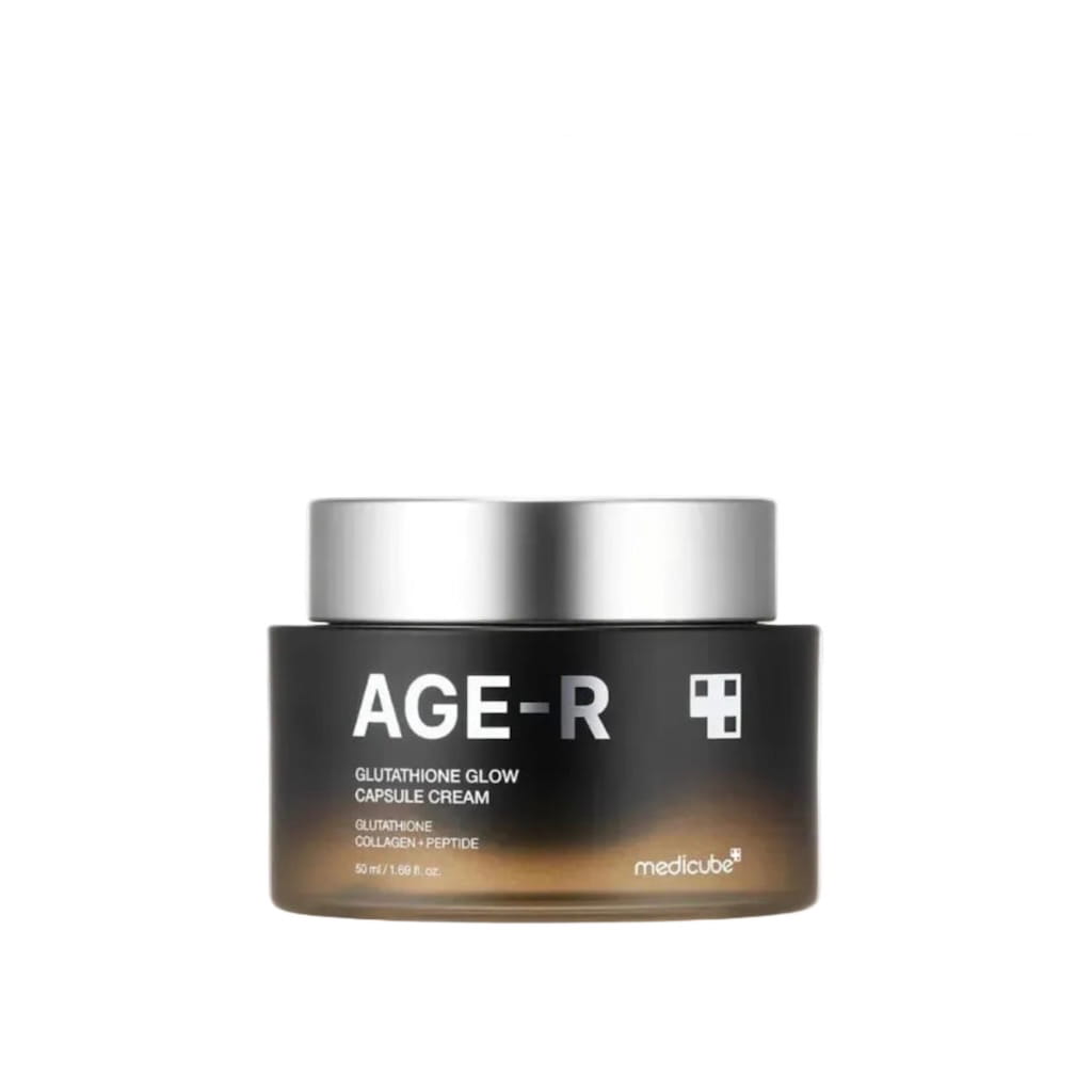 Pot de la crème visage hydratante et éclaircissante MEDICUBE Glutathione Glow Capsule Cream 50ml.
