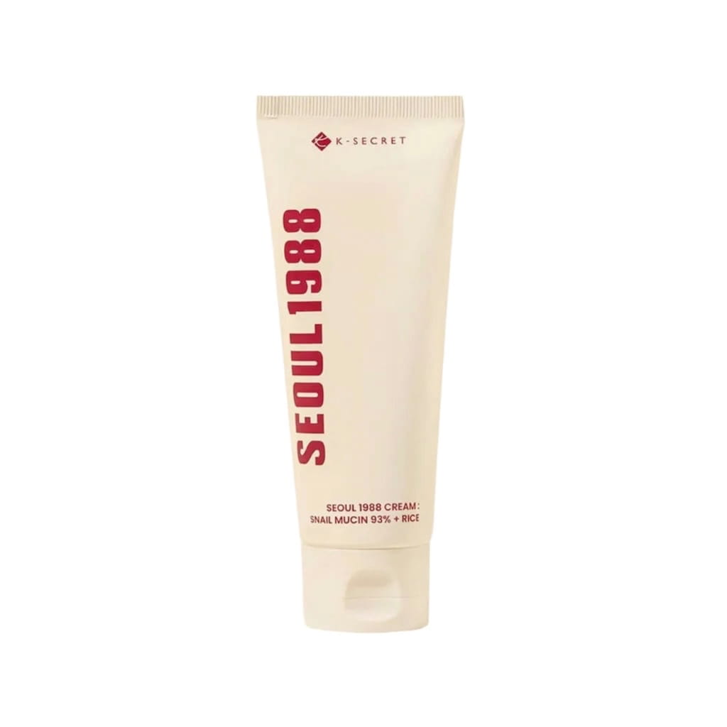 Tube de la crème réparatrice et hydratante KSECRET SEOUL 1988 Cream Snail Mucin 93% + Rice 100ml.