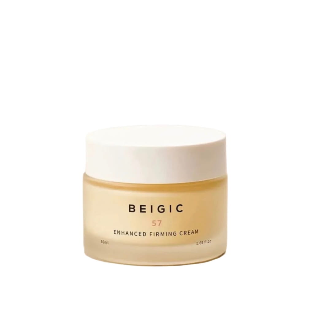 Pot de crème anti-âge et raffermissante BEIGIC Enhanced Firming Cream 50ml au PDRN végétal et peptides.