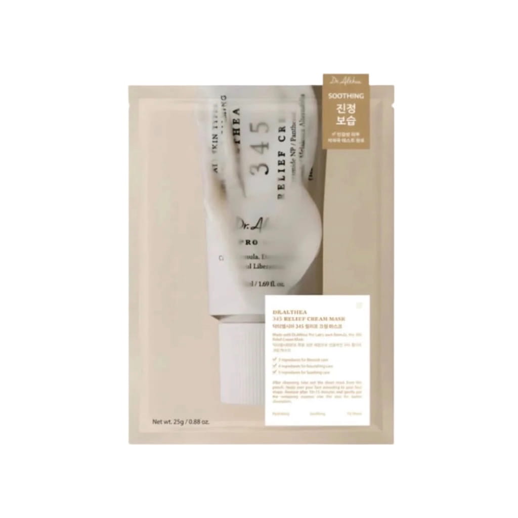 Sachet du masque en tissu apaisant Dr. Althea 345 Relief Cream Mask 1 unité.