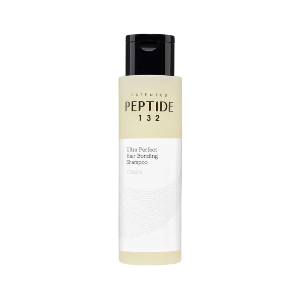 Flacon du shampooing réparateur aux peptides COSRX PEPTIDE-132 Ultra Perfect Hair Bonding Shampoo 200ml.