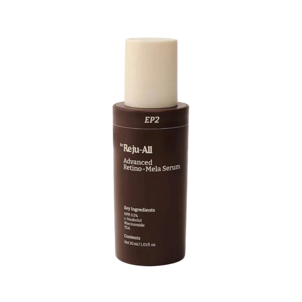 Flacon du sérum correcteur anti-taches Dr. Reju-All Advanced Retino-Mela Serum 30ml.