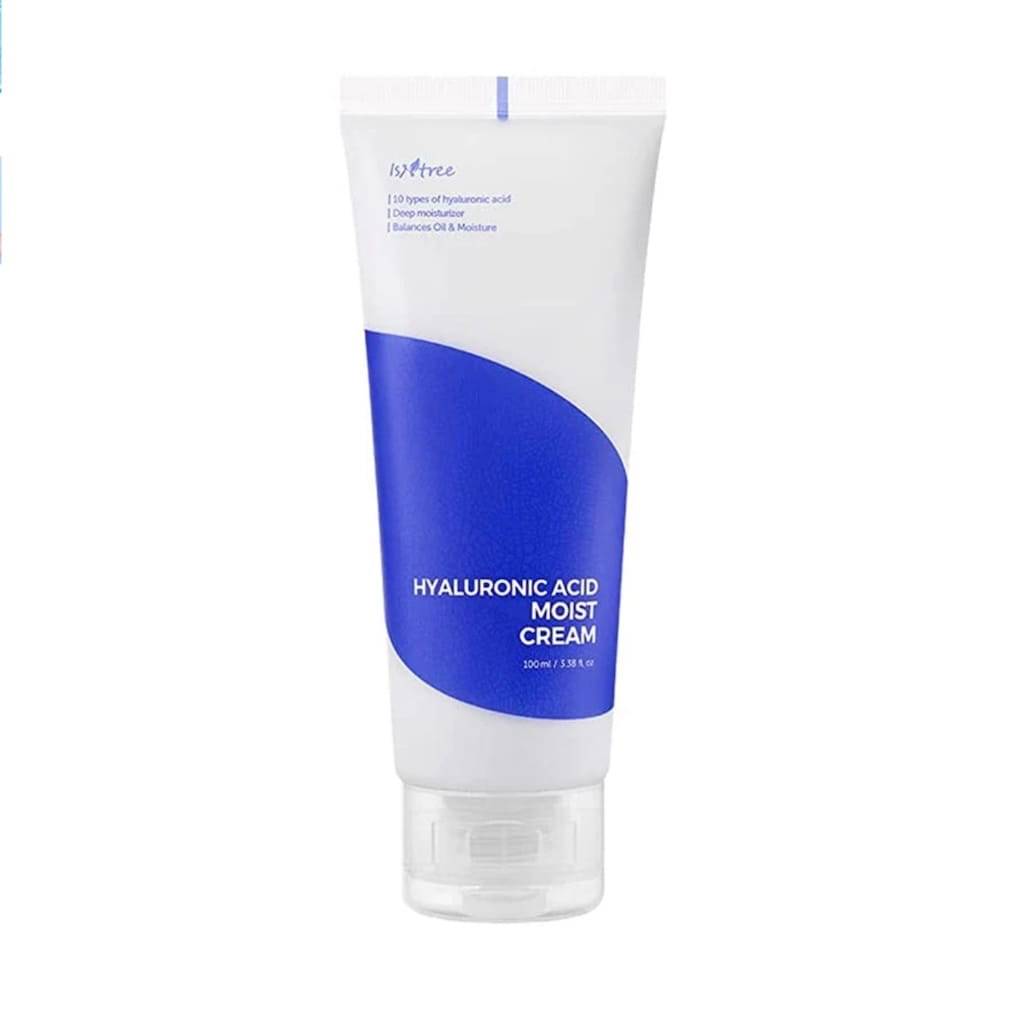 Tube de la crème nourrissante hydratante Isntree Hyaluronic Acid Moist Cream 100ml.