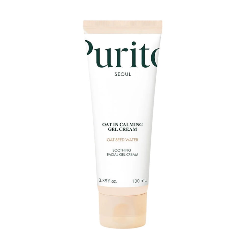 Flacon de la crème gel apaisante à l'avoine PURITO SEOUL Oat-in Calming Gel Cream 100ml.