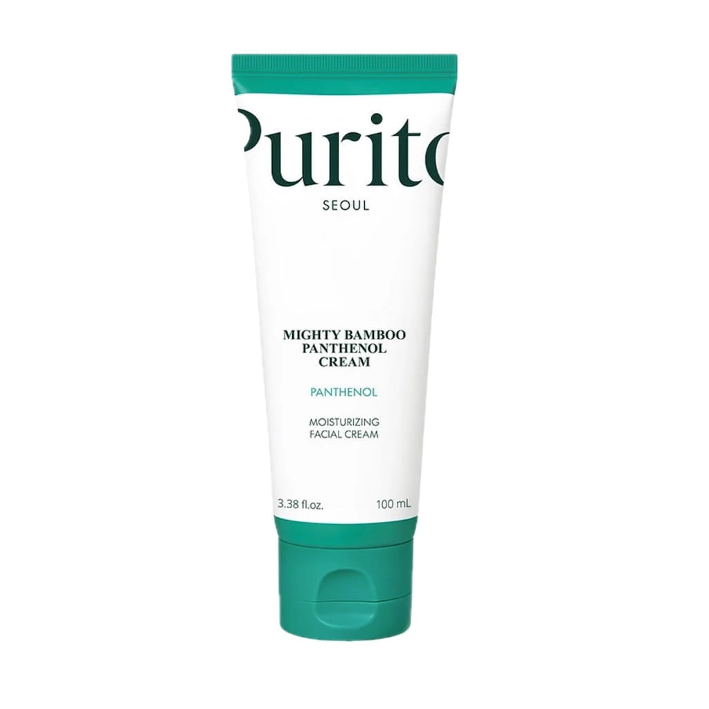 Tube de la crème réparatrice au bambou et panthénol PURITO SEOUL Mighty Bamboo Panthenol Cream 100ml.