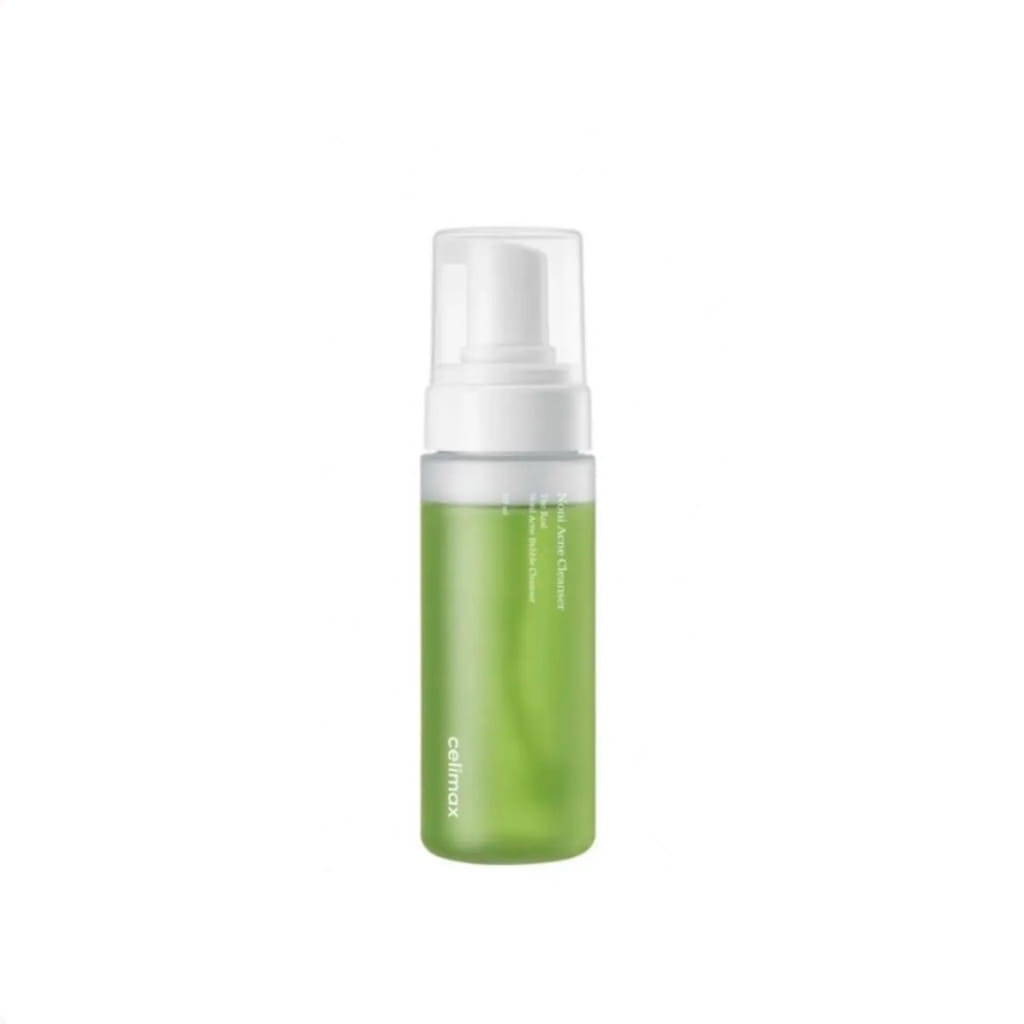 Flacon pompe de la mousse nettoyante purifiante Celimax Noni Acne Bubble Cleanser 155ml.