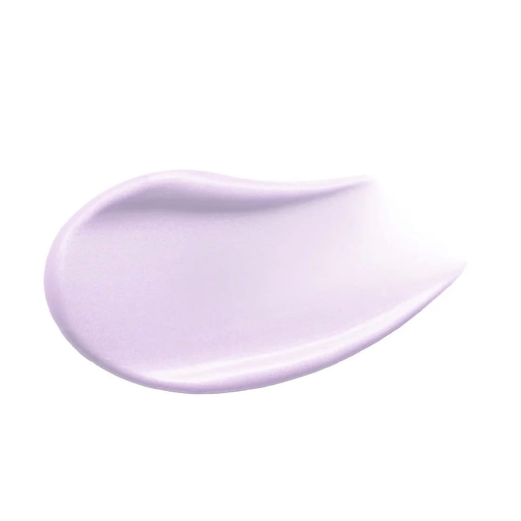 Texture fluide teinte violette de la crème solaire d'Alba Waterfull Tone-Up Purple.