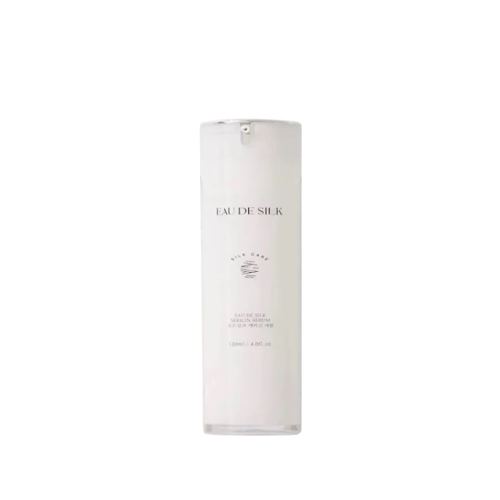 Flacon du sérum revitalisant et illuminateur EAU DE SILK Sericin Serum 50ml.