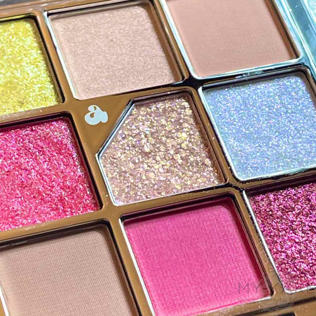 UNLEASHIA Glitterpedia Eye Palette, 8 palettes de fards à paupiere luxueux et scintillants avec des paillettes lumineuses