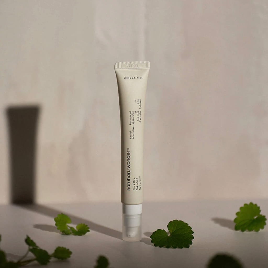 Tube du soin contour des yeux anti-rides Haruharu Wonder Black Rice Bakuchiol Eye Cream 20ml.