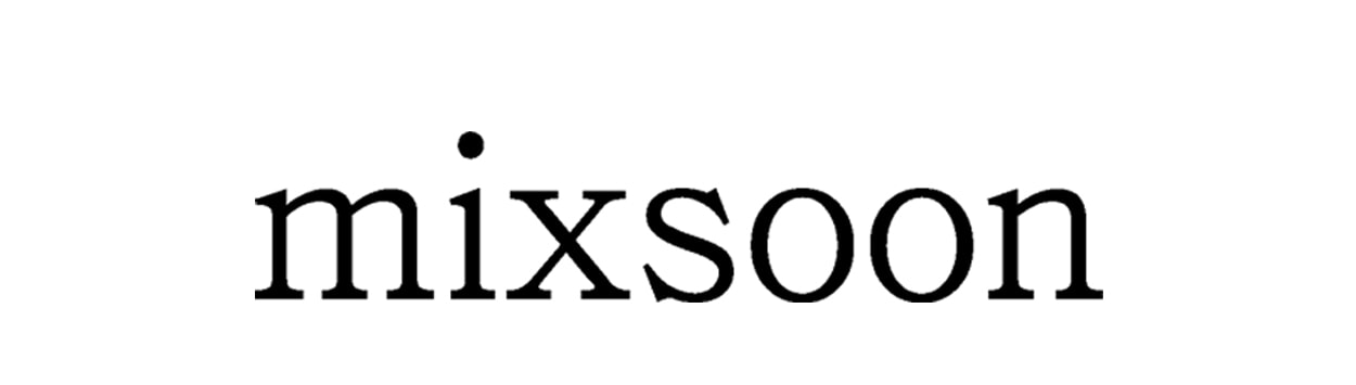 Logo MIXSOON, marque k-beauty et skincare coréen naturelle aux ingrédients botaniques fermentés