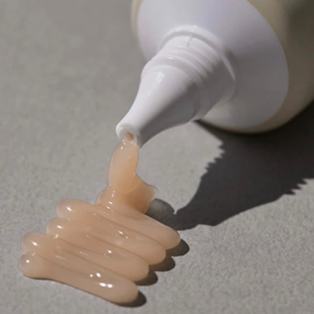 Texture gel-crème légère, fraîche et fondant du soin visage MA:NYO Bifida Biome.