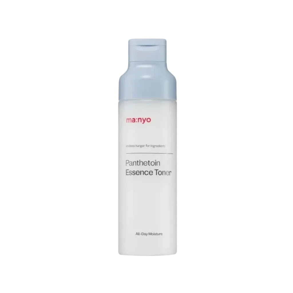 Flacon du tonique essence hydratant et apaisant MA:NYO Panthetoin Essence Toner 200ml.