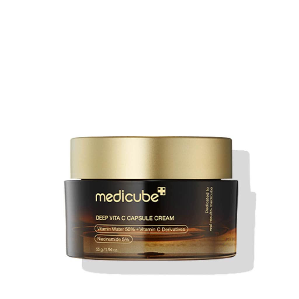 MEDICUBE Deep Vita C Capsule Cream, soin crème anti-âge à la Vitamine C et Niacinamide