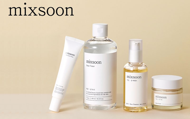 Mixsoon skincare, Bean collection: essence, serum, crème et contour des yeux