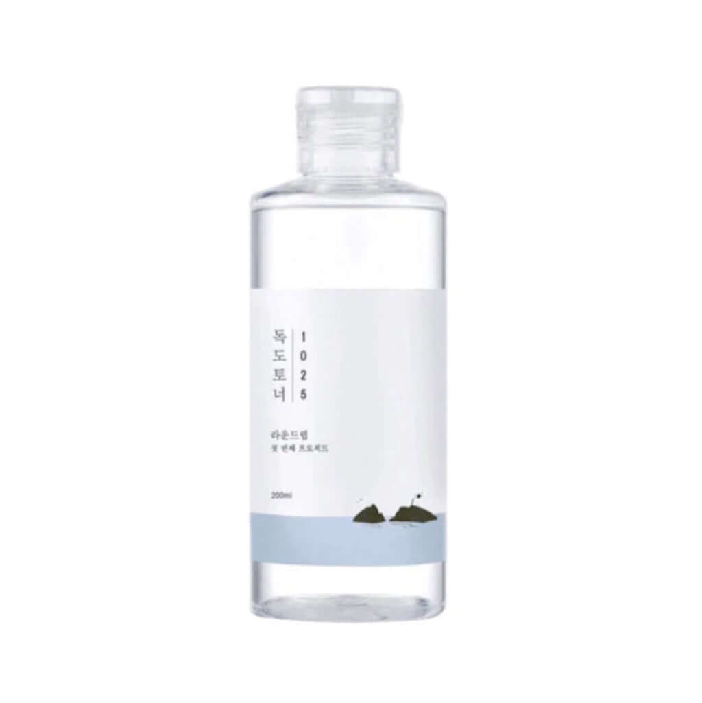 ROUND LAB 1025 Dokdo Toner: Flacon de 200ml du tonique hydratant et exfoliant doux