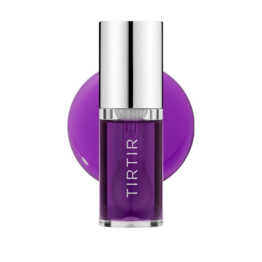 TIRTIR My Glow Lip Oil LAVENDER - Huile à lèvres hydratante et glossy, non collante, avec une teinte lavande subtile.
