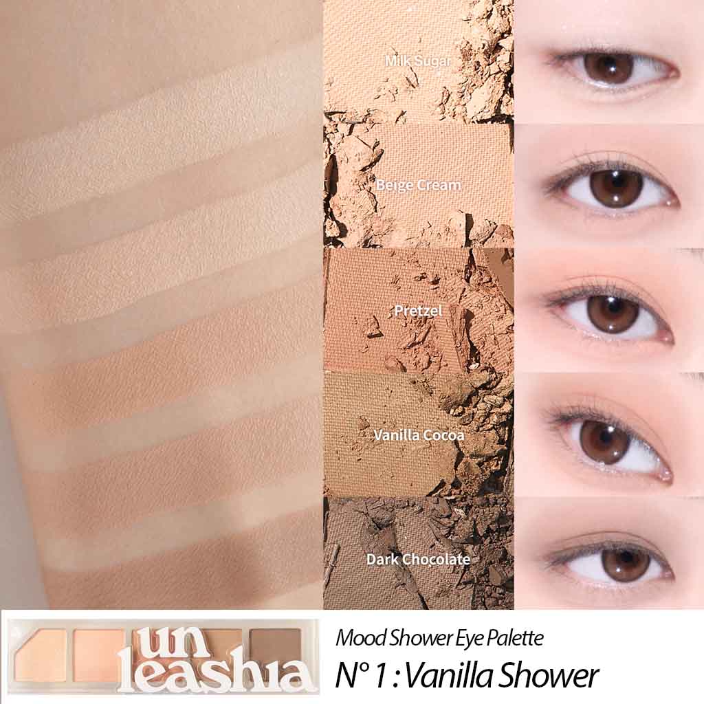 UNLEASHIA Mood Shower Eye Palette N°1 Vanilla Shower