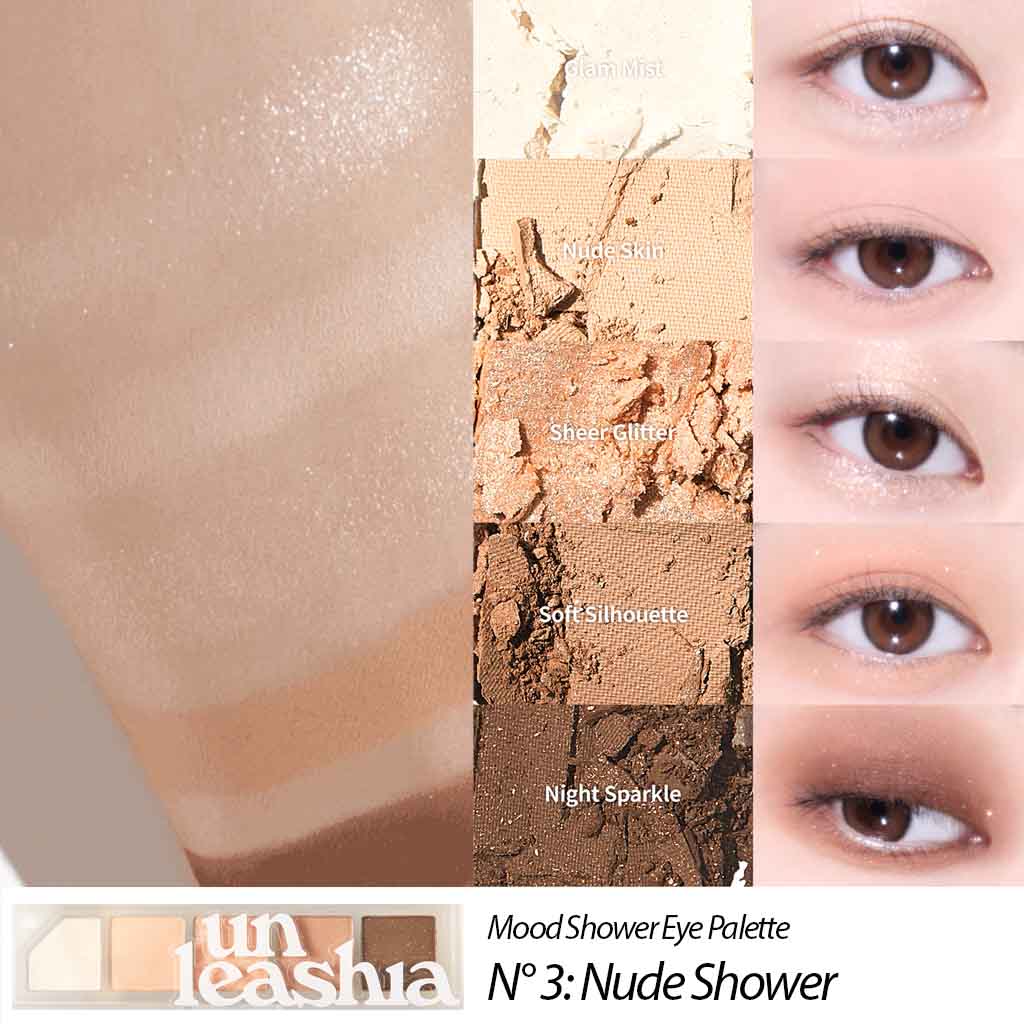 UNLEASHIA Mood Shower Eye Palette N°3 Nude Shower