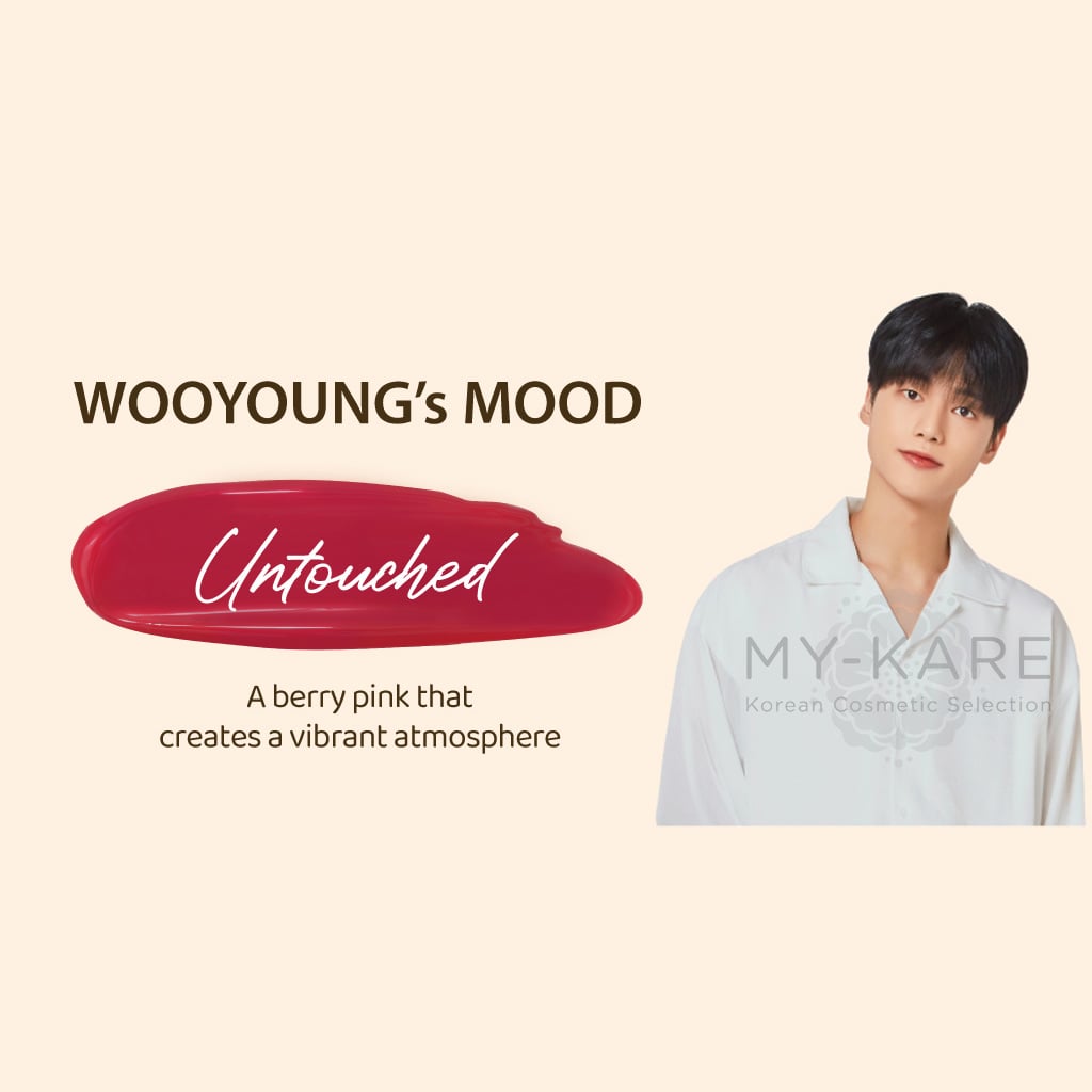 Shine Mood Slick Lip Tint N°7: Untouched - Wooyoung from ATEEZ Photocard