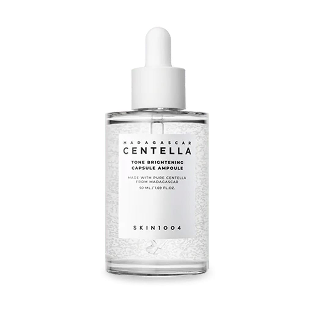 Packshot de SKIN1004 Madagascar Centella Tone Brightening Capsule Ampoule – ampoule éclaircissante à la Centella Asiatica pour un teint uniforme et lumineux