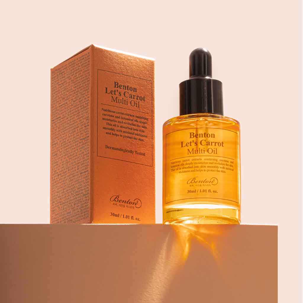 Benton Huile de Soin Visage Let's Carrot Multi Oil