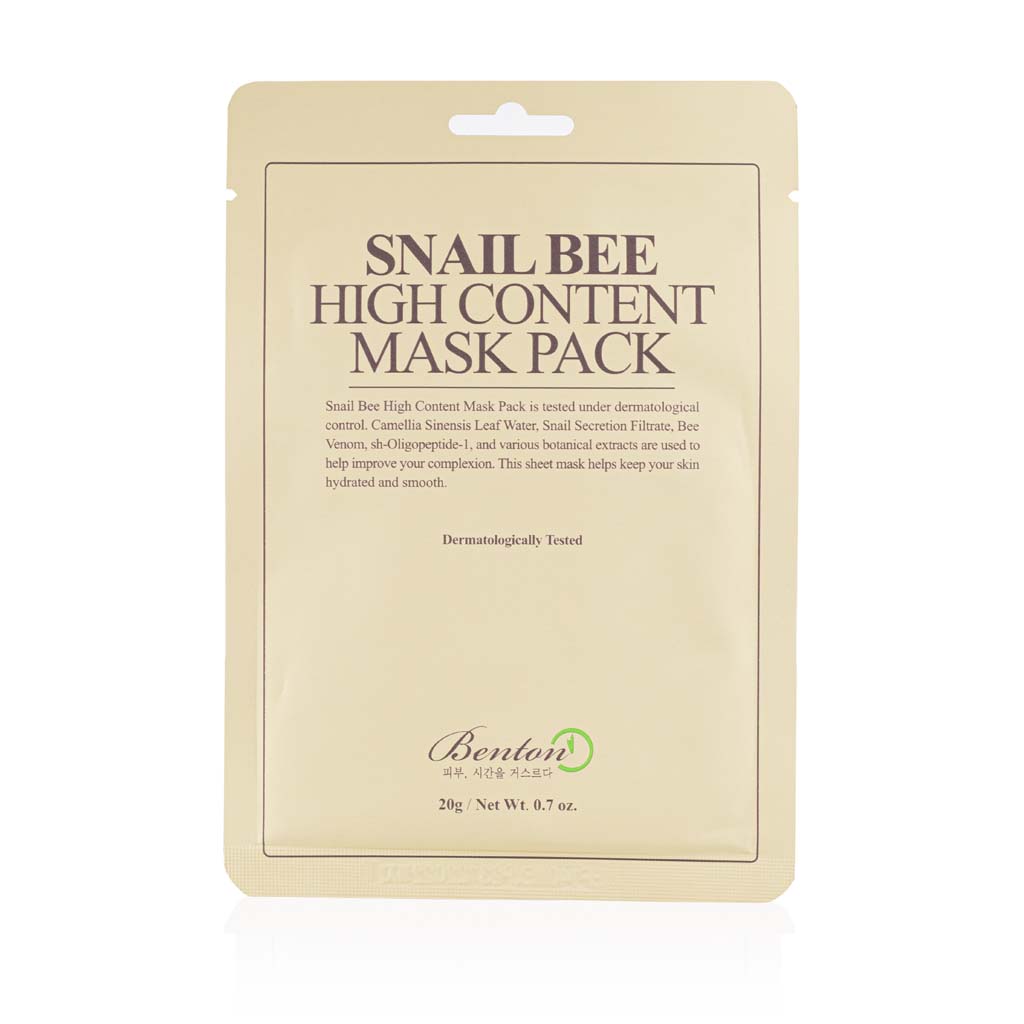 BENTON Snail Bee High Content Mask pack
