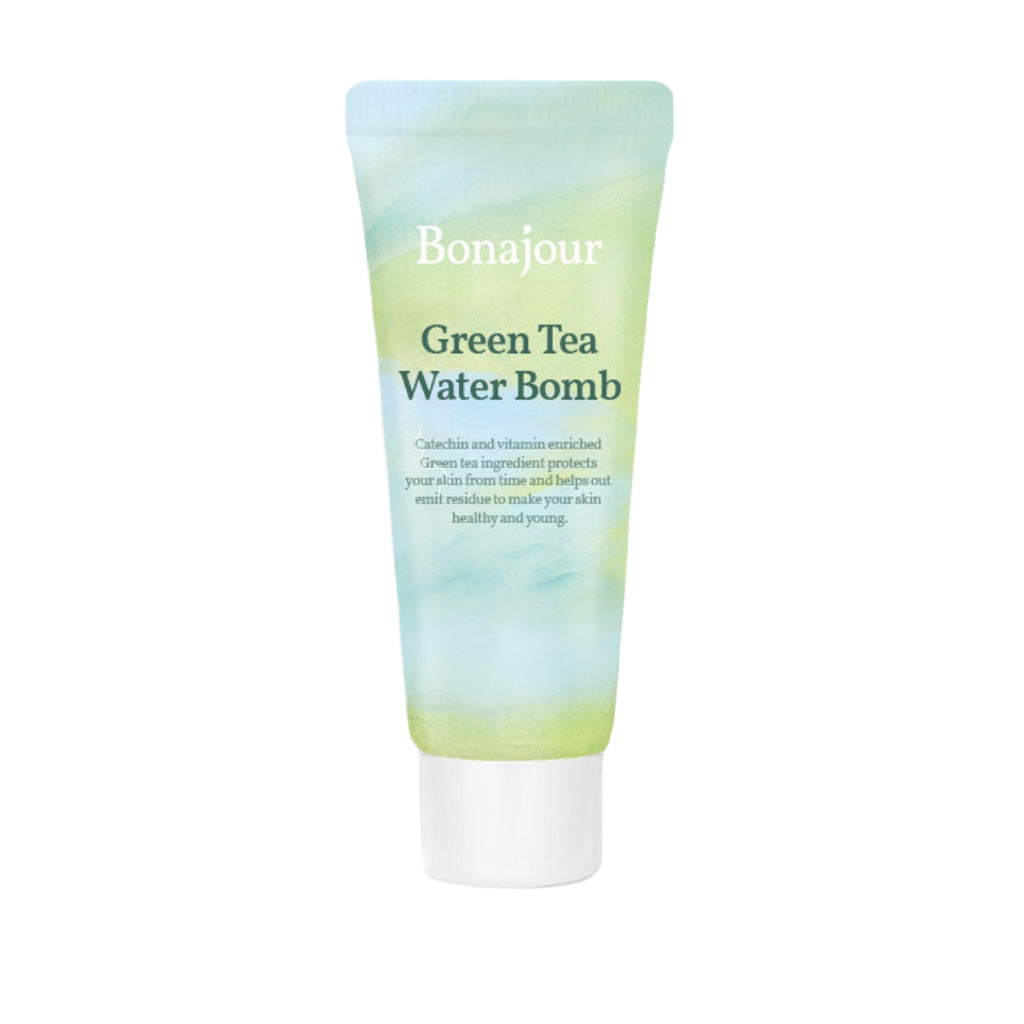 Bonajour Green Tea Water Bomb Cream, crème hydratante non-grasse à l&#39;extrait de thé vert et peptides