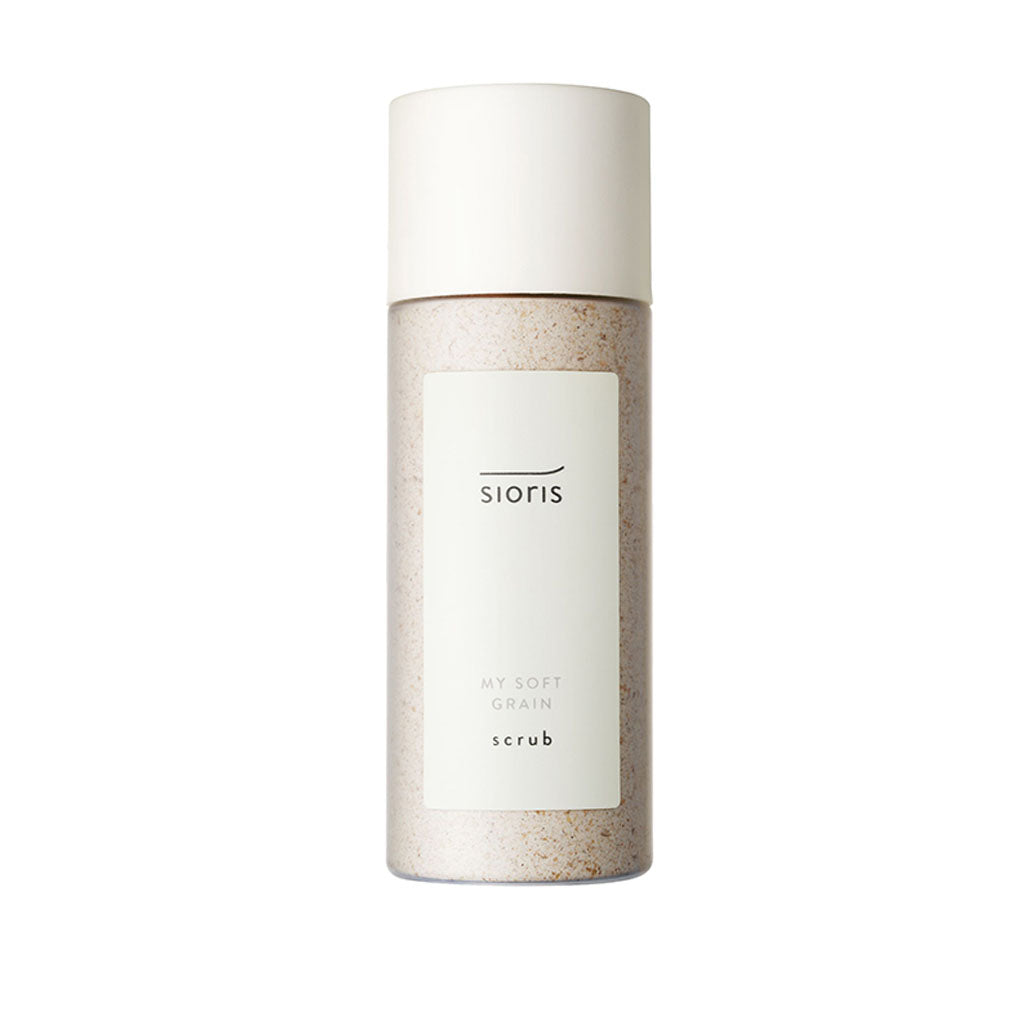 SIORIS - My Soft Grain Scrub (45ml), poudre de gommage naturel doux à l'avoine (86%, agriculture biologique) et au riz;