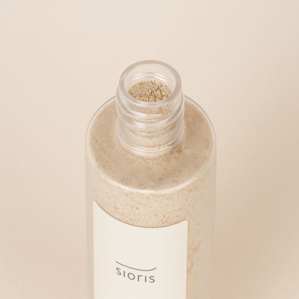 SIORIS - My Soft Grain Scrub (45ml), poudre de gommage naturel doux à l&#39;avoine (86%, agriculture biologique) et au riz;