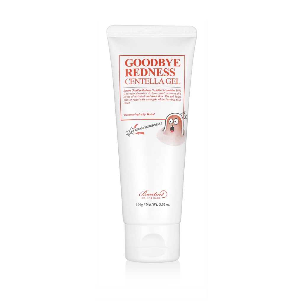 Benton Goodbye redness centella cica gel 100g, contre les imperfections de peau telles boutons, acné, rougeurs